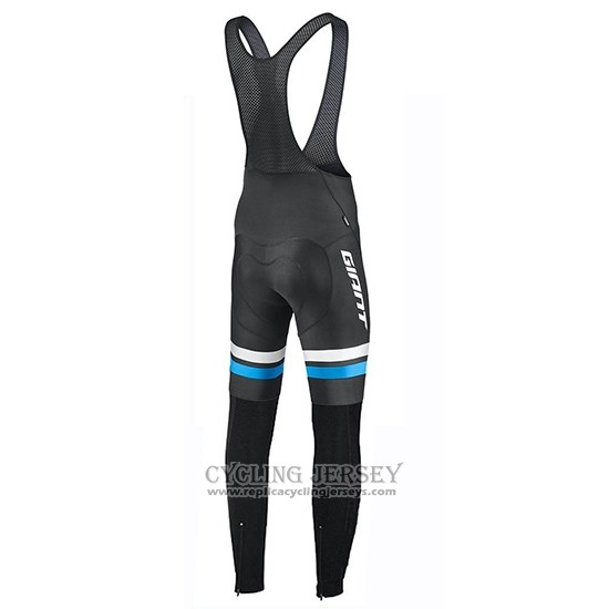 2019 Cycling Jersey Giant Race Day Blue Long Sleeve And Bib Tight